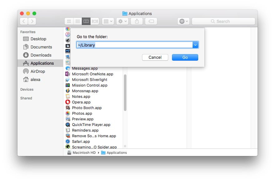How To Open Secret Library On Mac